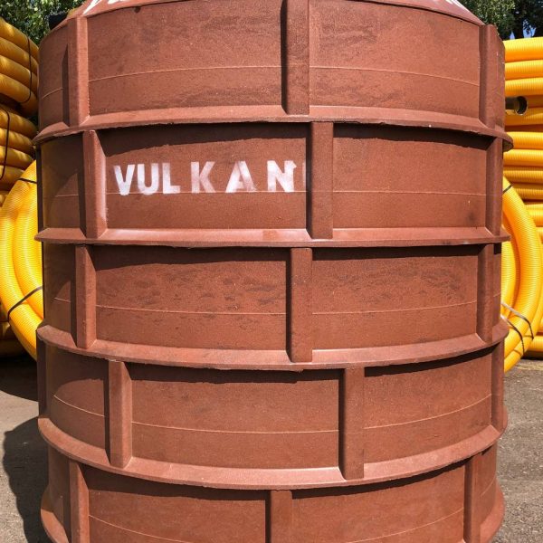 Колодязь для каналізаціі пластиковий Vulkan Ø1000 мм, H - 1000 мм